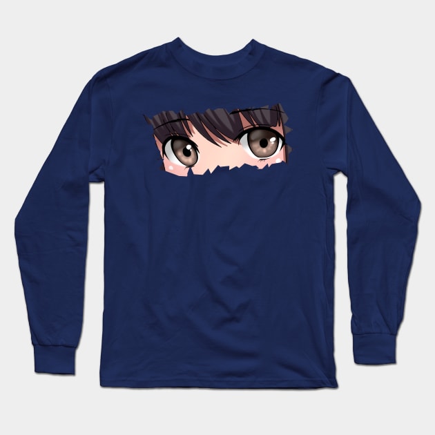 Anime eyes Long Sleeve T-Shirt by ALLAMDZ